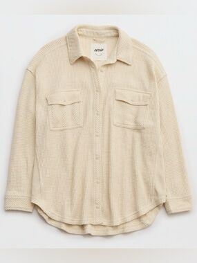 Aerie Lumber Jane waffle shirt